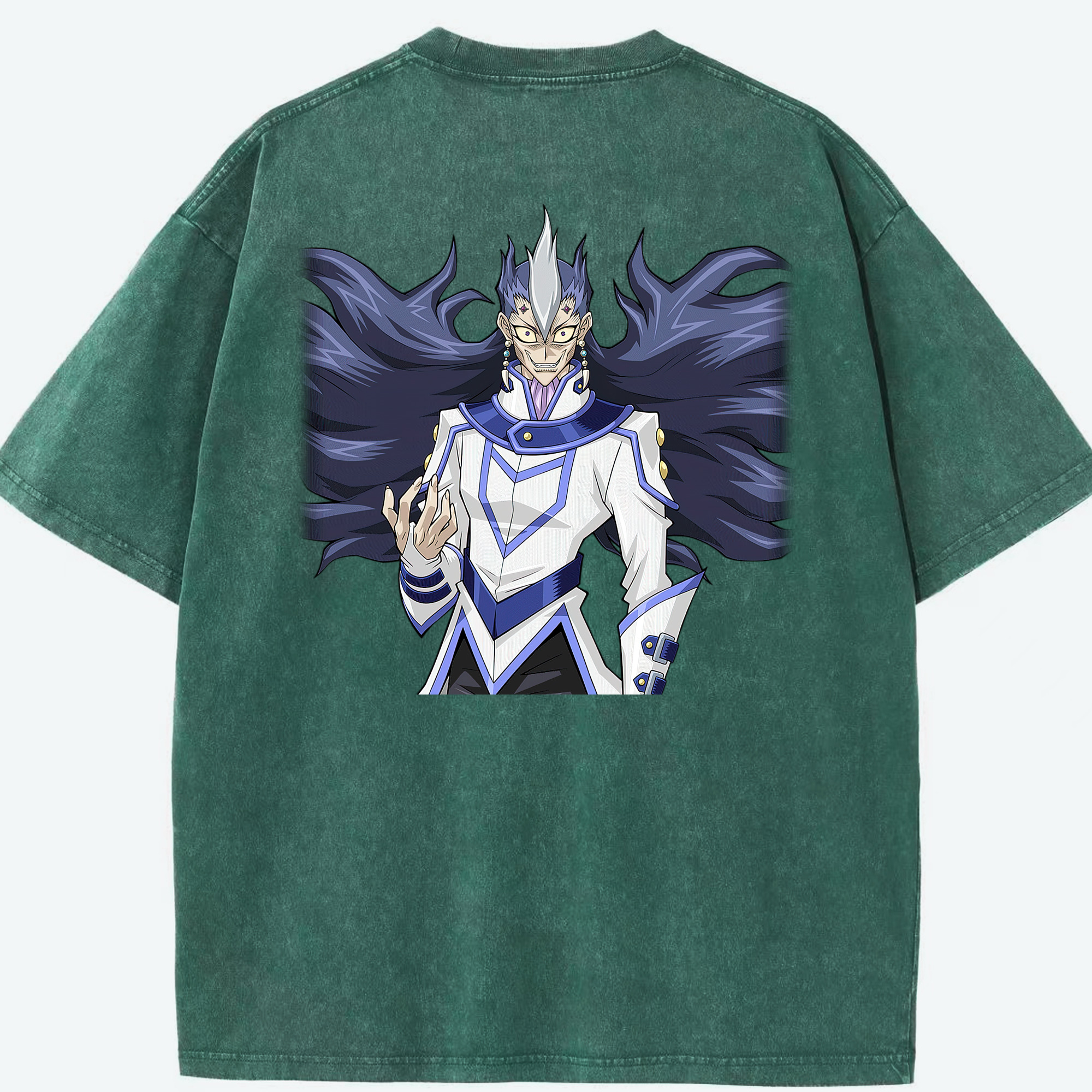 （画像用） 遊☆戯☆王 Yu-Gi-Oh! 綿100% ヴィンテージ風 半袖Tシャツ（背面プリント）